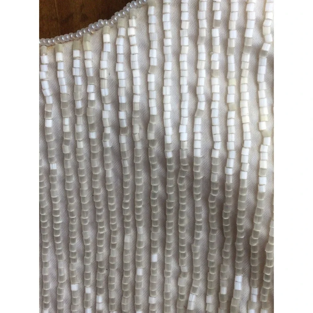 Vintage Nina Ricci Paris Beaded Purse Bag Black White Shoulder Evening Glam Owl‎